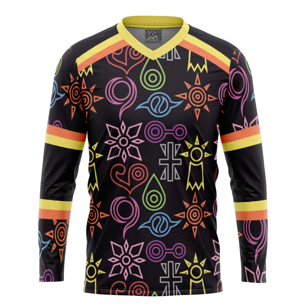 Crest Symbols Digimon Hockey Jersey