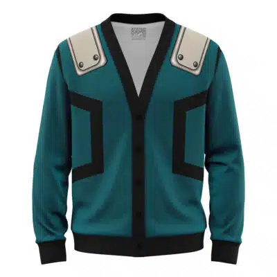 Deku My Hero Academia Knitted Cardigan Sweater