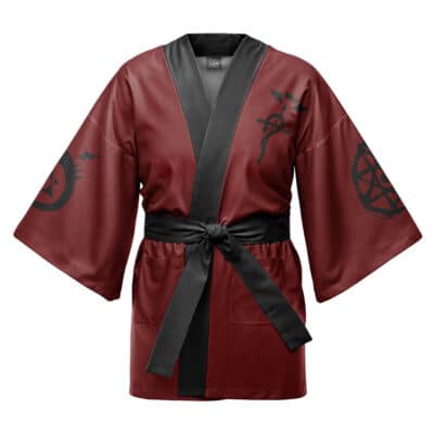 Edward Elric Full Metal Alchemist Happi Coat Haori Kimono