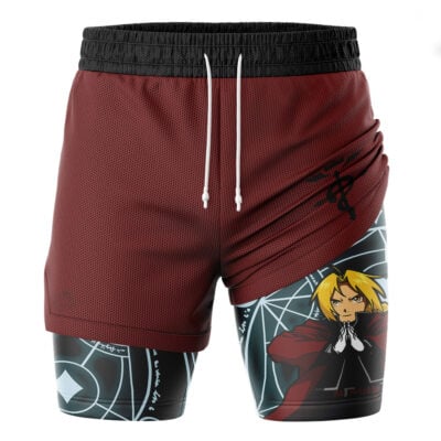 Edward Elric V2 Fullmetal Alchemist 2-in-1 Performance Shorts