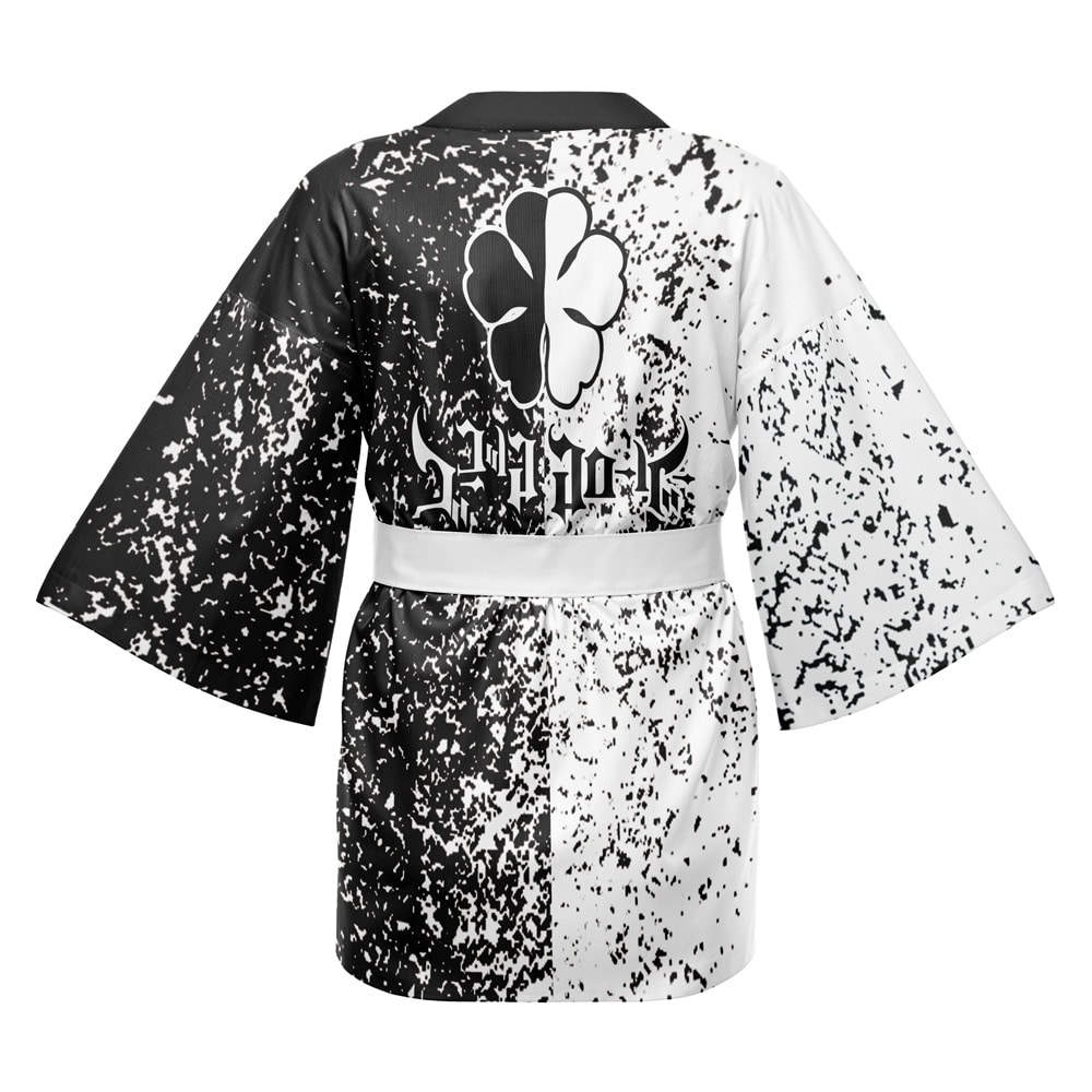 Five Leaf Clover Black Clover Happi Coat Haori Kimono