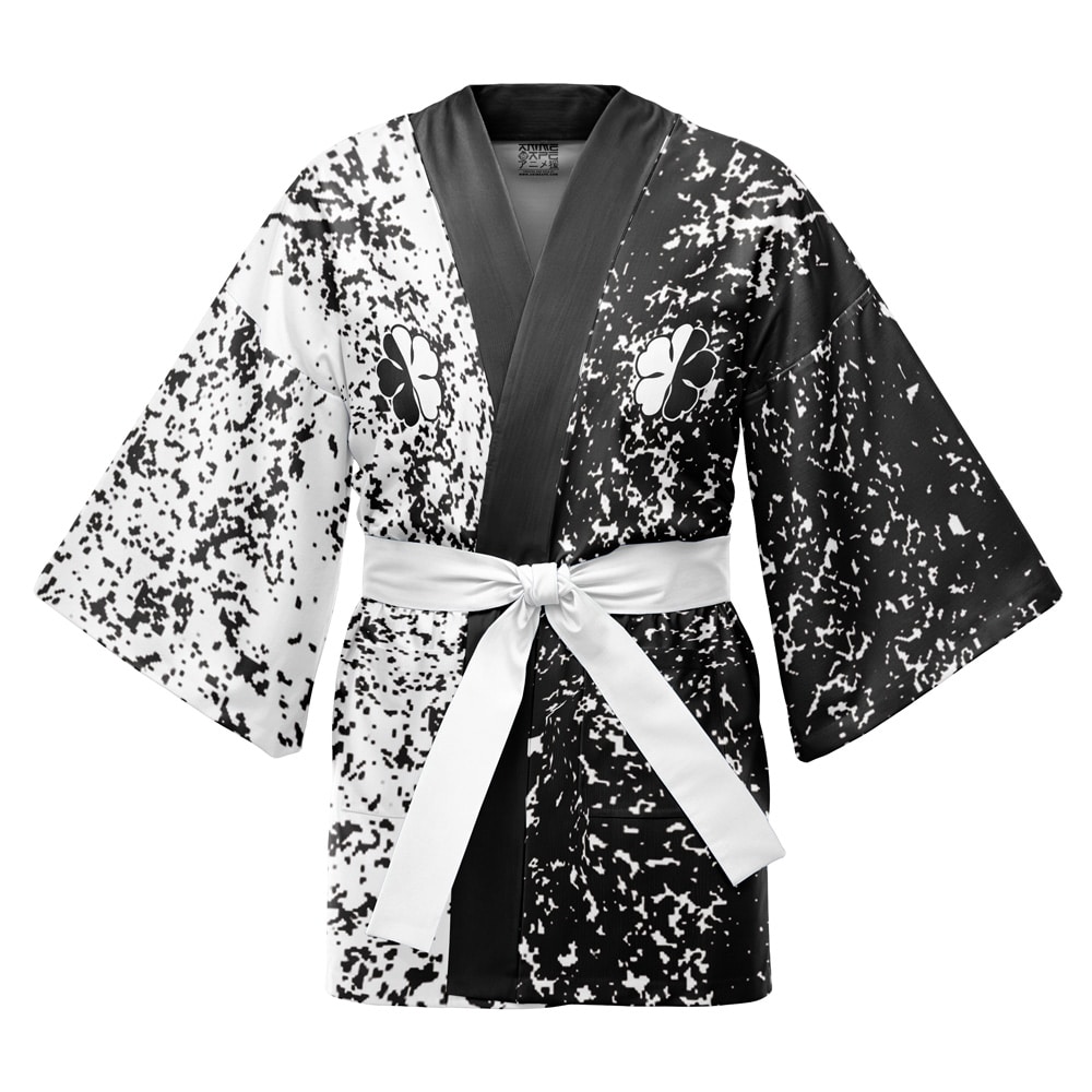 Five Leaf Clover Black Clover Happi Coat Haori Kimono - Image 2