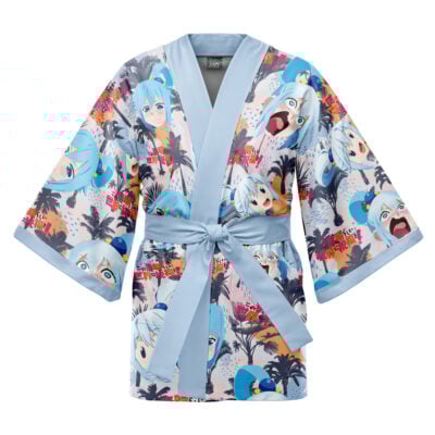 Funny Face Aqua Konosuba Happi Coat Haori Kimono