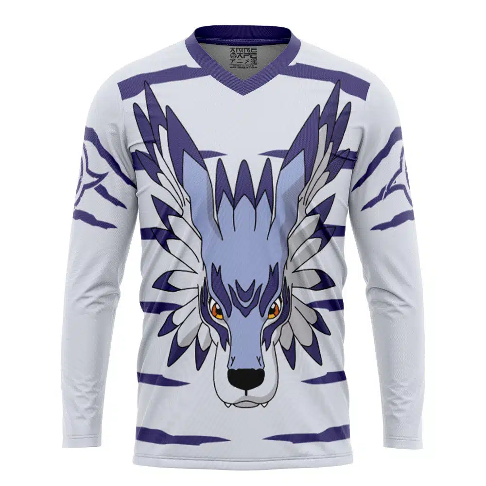 Garurumon Digimon Hockey Jersey