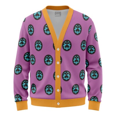 Giorno Giovana Anime Jojo's Bizarre Adventure Knitted Cardigan Sweater