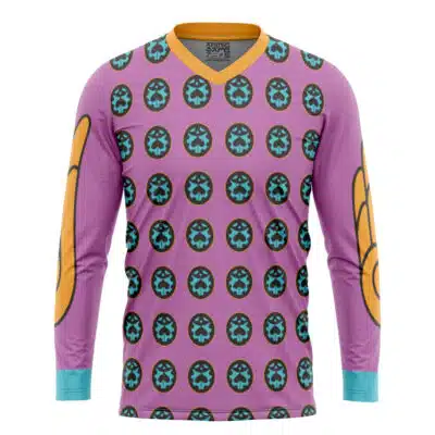 Giorno Giovanna Anime Jojo's Bizarre Adventure Hockey Jersey