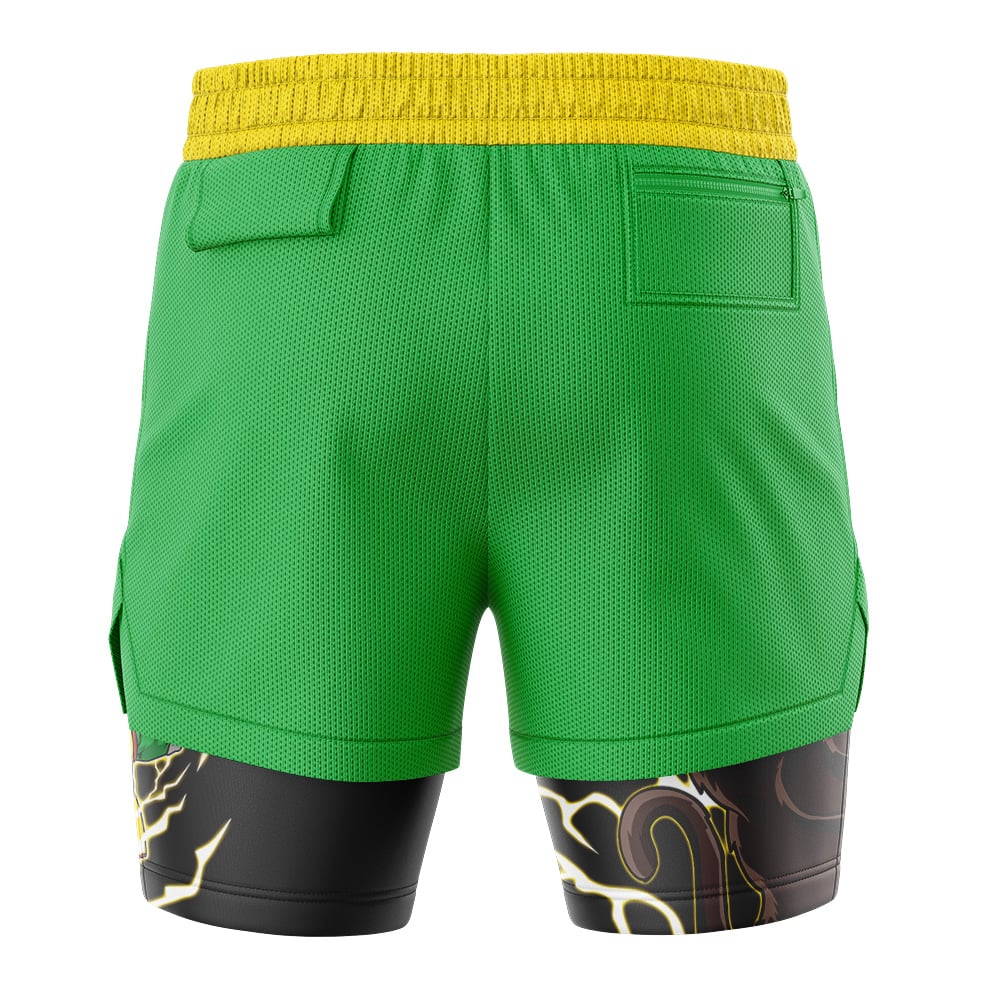 Gohan V2 DBZ 2-in-1 Performance Shorts - Image 4