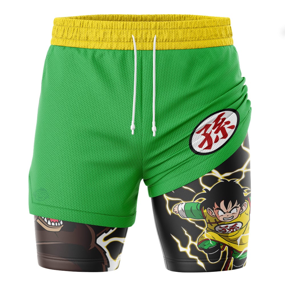 Gohan V2 DBZ 2-in-1 Performance Shorts
