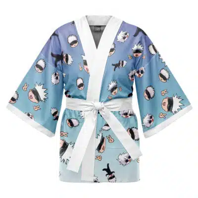 Gojo Pattern Jujutsu Kaisen Happi Coat Haori Kimono