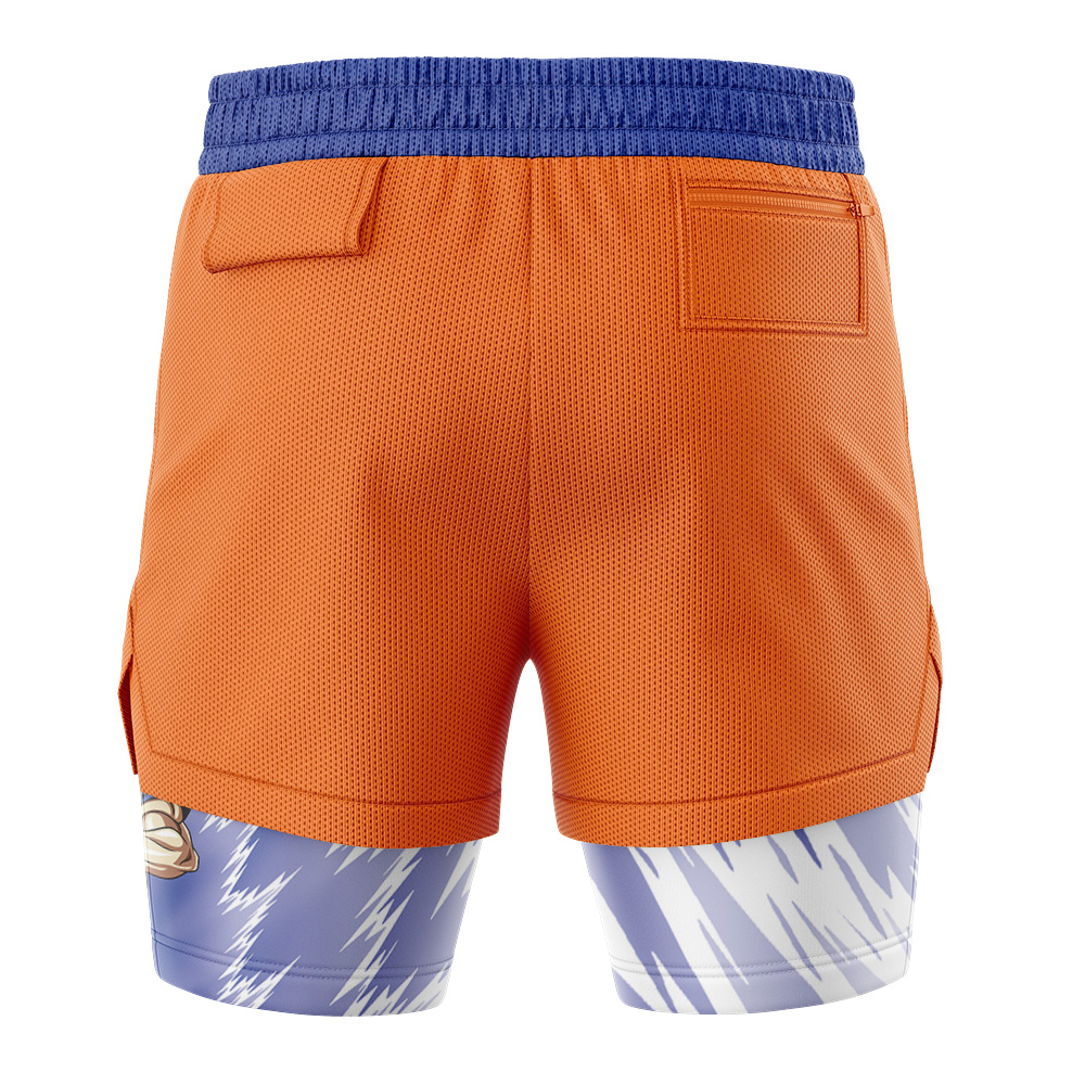 Goku V2 DBZ 2-in-1 Performance Shorts - Image 4
