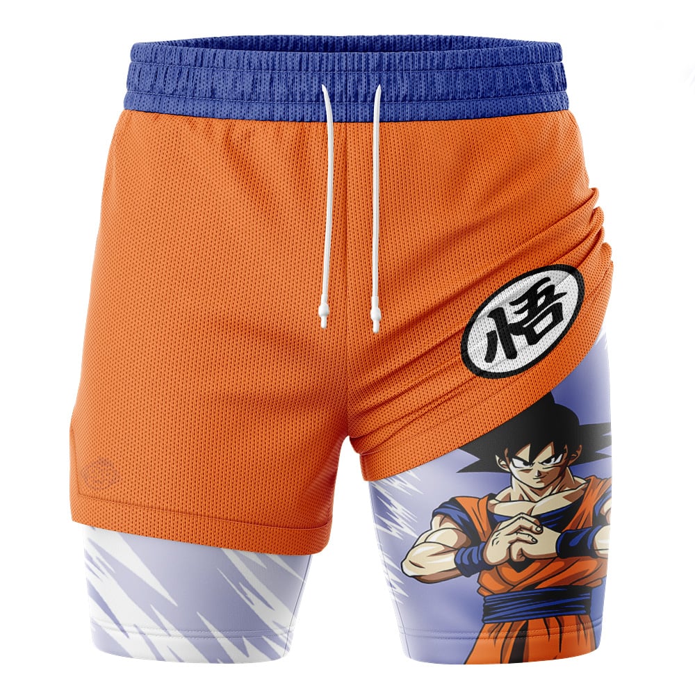 Goku V2 DBZ 2-in-1 Performance Shorts