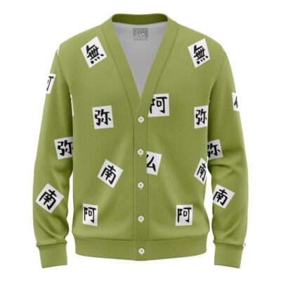 Gyomei Himejima Demon Slayer Knitted Cardigan Sweater
