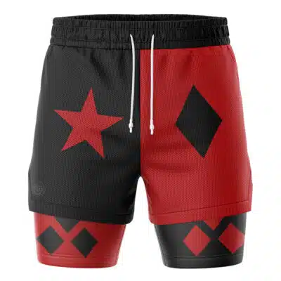 Harley Quinn V2 DC Comics 2-in-1 Performance Shorts