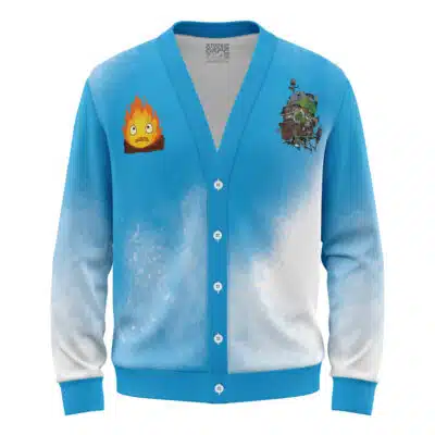 How's Moving Castle Spirited Away Knitted Cardigan Sweater