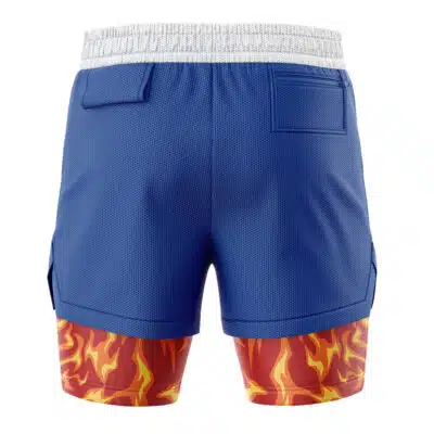 Human Torch Fantastic Four Marvel 2-in-1 Performance Shorts