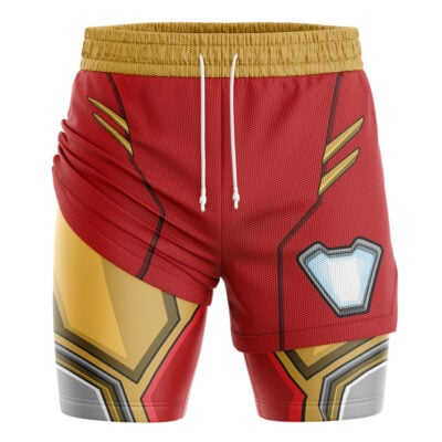 Iron Man Mark 85 Marvel 2-in-1 Performance Shorts