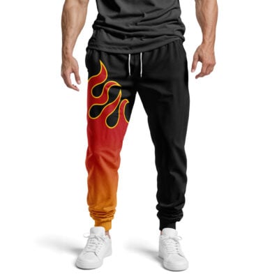 Jin Kazama Flame Trousers Tekken Sweatpants