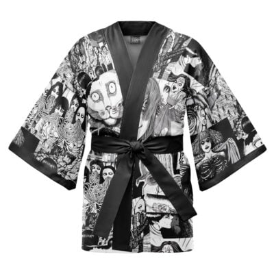 Junji Ito Happi Coat Haori Kimono