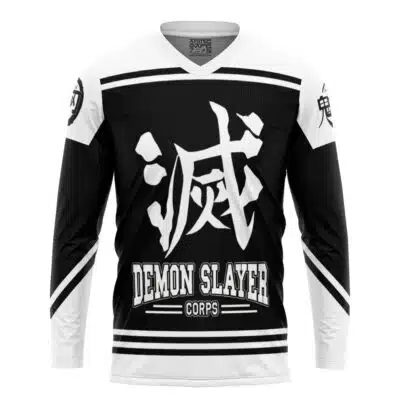 Kamado Demon Slayer Corps Demon Slayer Hockey Jersey