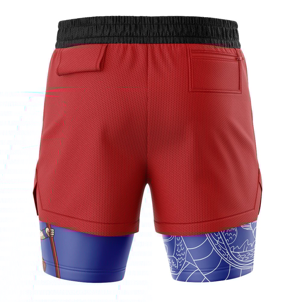 Kid Goku Turtle Hermit Symbol V2 DBZ 2-in-1 Performance Shorts - Image 4