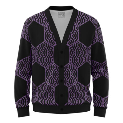 Kokushibo Demon Slayer Knitted Cardigan Sweater