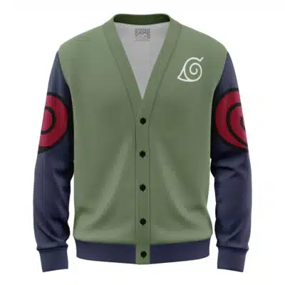 Konoha Jonin Shippuden Knitted Cardigan Sweater