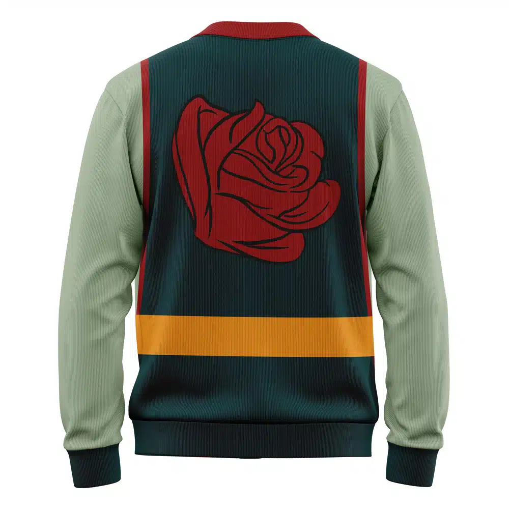 Kurama Yuyu Hakusho Knitted Cardigan Sweater - Image 2