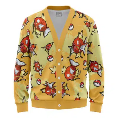 Magikarp Pokemon Knitted Cardigan Sweater