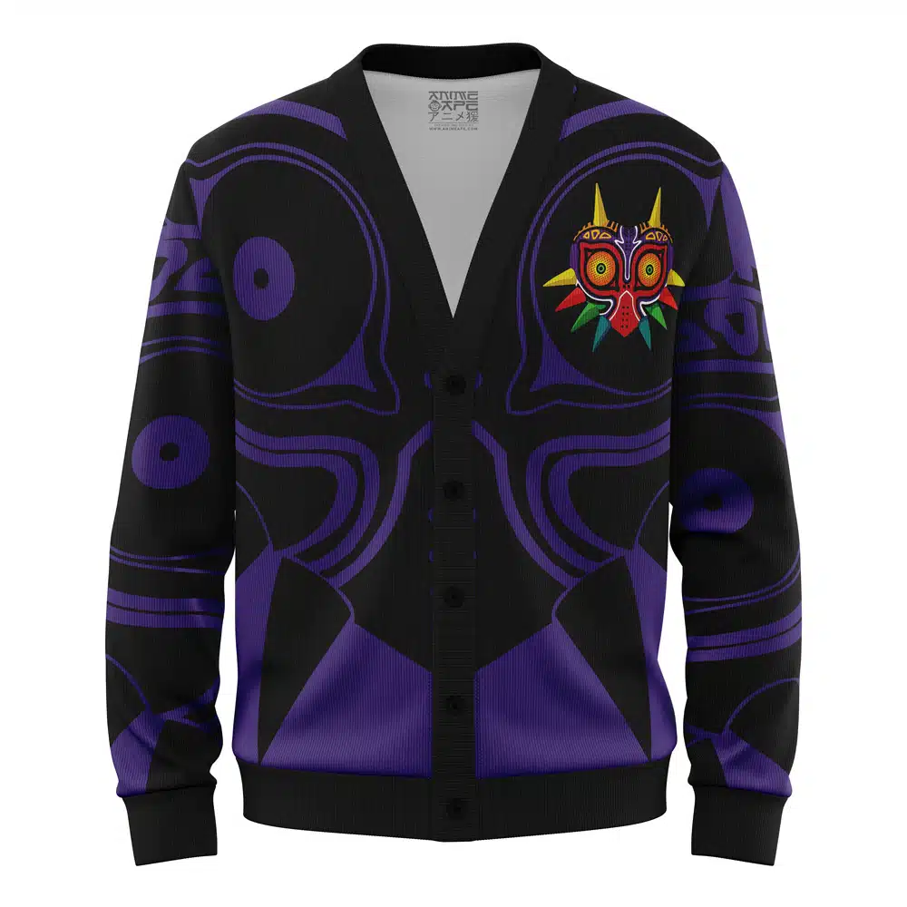 Majora's Mask The Legend of Zelda Knitted Cardigan Sweater