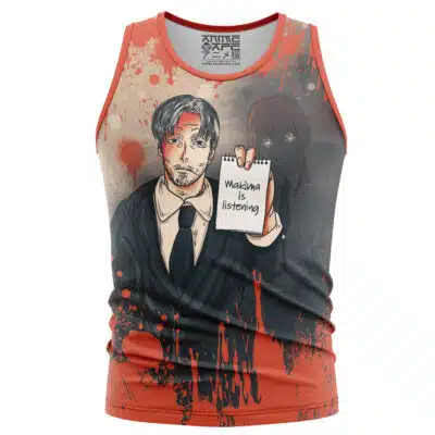 Makima Is Listening Chainsaw Man Tank Top