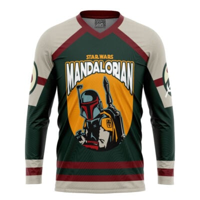 Mandalorian Boba Fett Star Wars Hockey Jersey