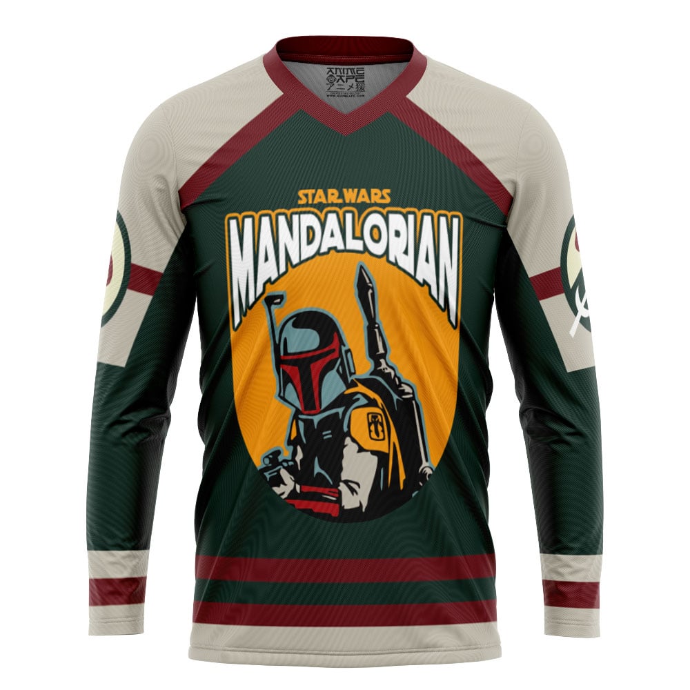 Mandalorian Boba Fett Star Wars Hockey Jersey
