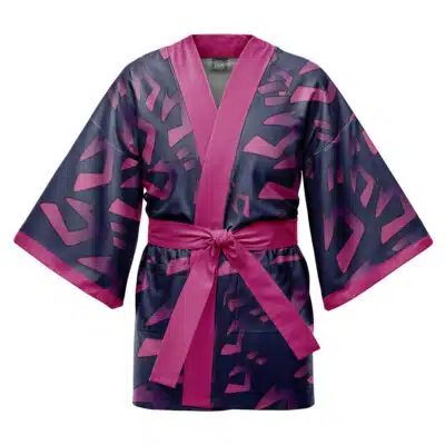 Menacing Aura Jojo's Bizarre Adventure Happi Coat Haori Kimono