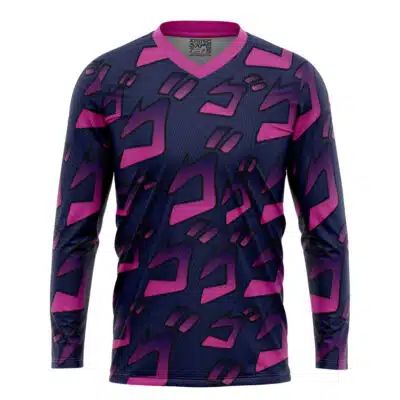Menacing Aura Jojo's Bizarre Adventure Hockey Jersey