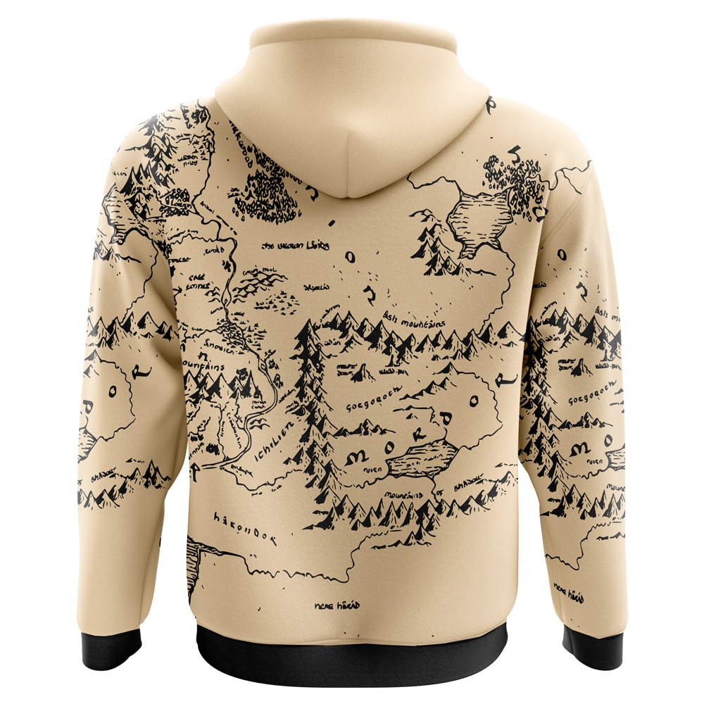 Middle-Earth Map The Lord of the Rings Hoodie