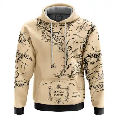 Middle-Earth Map The Lord of the Rings Hoodie