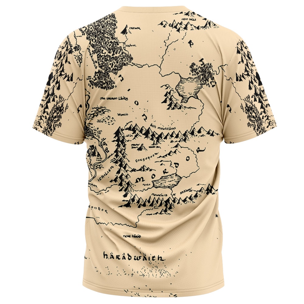 Middle-Earth Map The Lord of the Rings T-Shirt