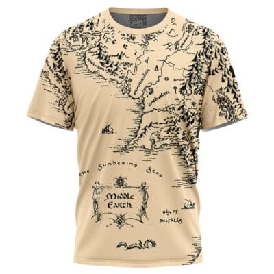 Middle-Earth Map The Lord of the Rings T-Shirt