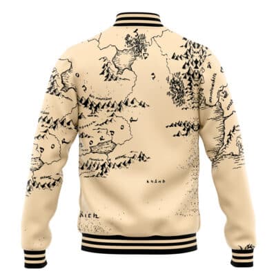 Middle-Earth Map The Lord of the Rings Varsity Jacket