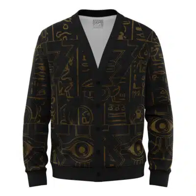 Milennium Puzzle YugiOh Knitted Cardigan Sweater
