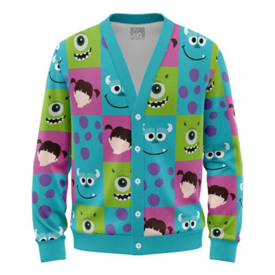 Monsters Inc Disney Knitted Cardigan Sweater