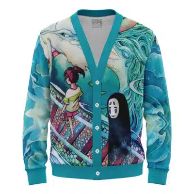 Mythical Spirited Away Studio Ghibli Knitted Cardigan Sweater