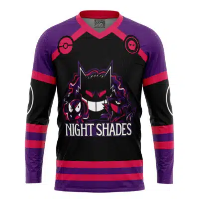 Night Shades Ghost Type Pokemon Hockey Jersey