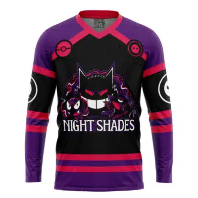 Night Shades Ghost Type Pokemon Hockey Jersey