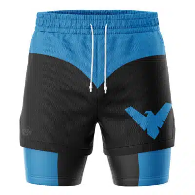 Nightwing V2 DC Comics 2-in-1 Performance Shorts