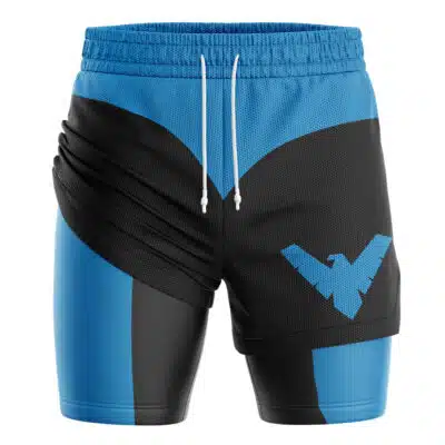 Nightwing V2 DC Comics 2-in-1 Performance Shorts