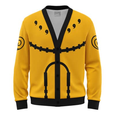Nine Tails Chakra Mode Shippuden Knitted Cardigan Sweater