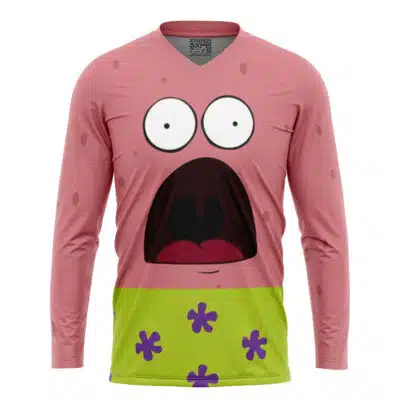 Patrick Star Face SpongeBob SquarePants Hockey Jersey