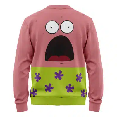Patrick Star Spongebob Squarepants Knitted Cardigan Sweater