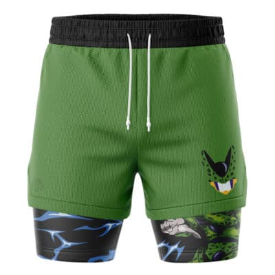 Perfect Cell V2 Dragon Ball Z 2-in-1 Performance Shorts